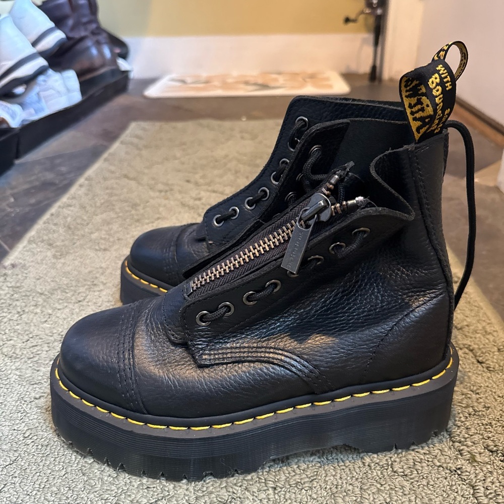 Dr. Martens Black Lace-Up Boots